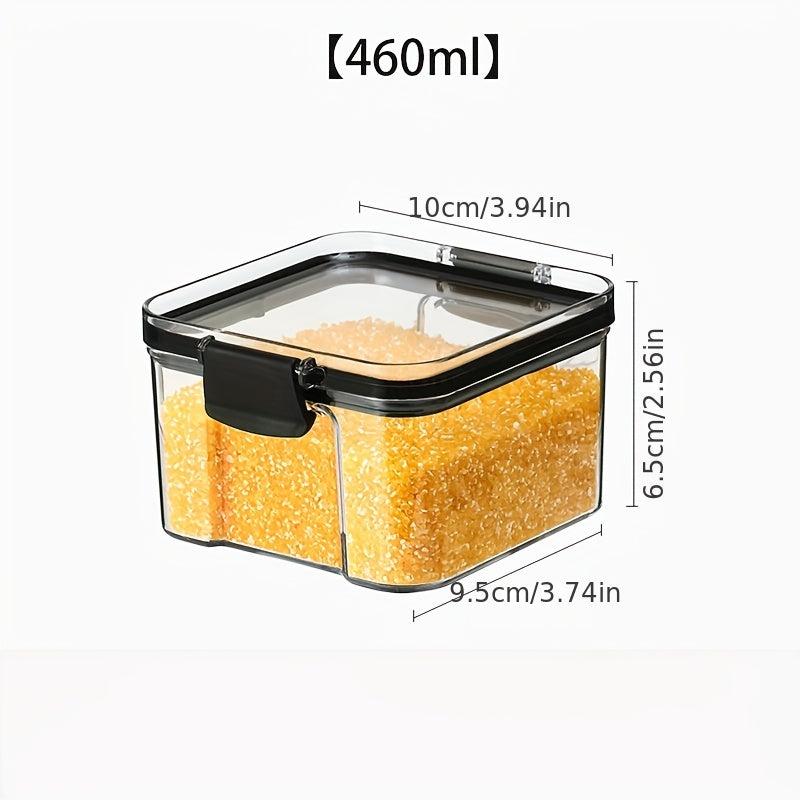 1Pc Food Storage Containers With Lids Candy Jars Transparent