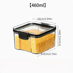 1Pc Food Storage Containers With Lids Candy Jars Transparent