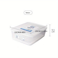 Refrigerator Storage Box Quick Freezing Fresh-keeping Food Container