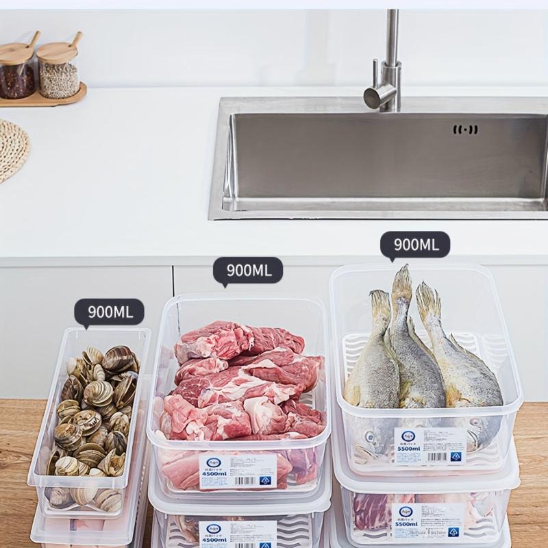 Refrigerator Storage Box Quick Freezing Fresh-keeping Food Container