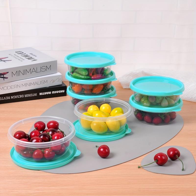 Circle Bento Storage Set with Lids for Fresh Keeping Food Storage