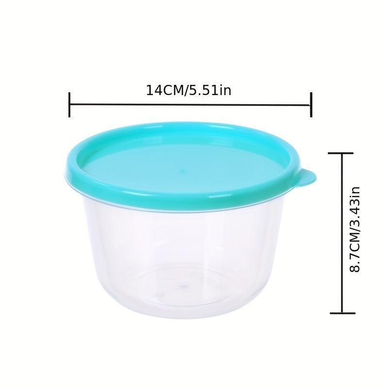 Circle Bento Storage Set with Lids for Fresh Keeping Food Storage