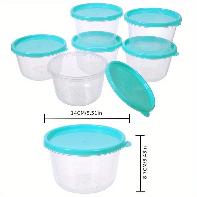 Circle Bento Storage Set with Lids for Fresh Keeping Food Storage