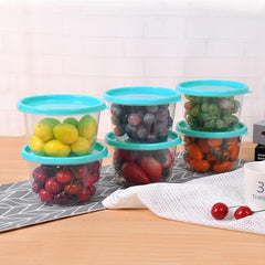 Circle Bento Storage Set with Lids for Fresh Keeping Food Storage