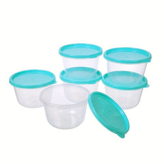 Circle Bento Storage Set with Lids for Fresh Keeping Food Storage