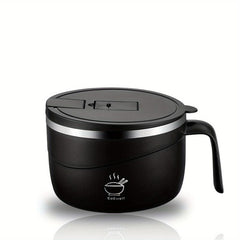 304 Stainless Steel Noodle Bowl 1200ml Large Capacity