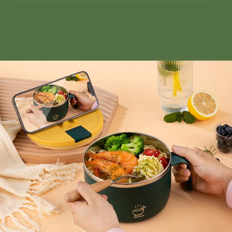 304 Stainless Steel Noodle Bowl 1200ml Large Capacity