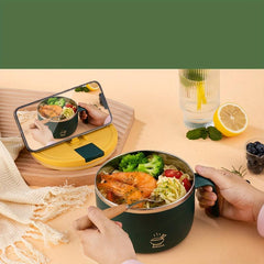 304 Stainless Steel Noodle Bowl 1200ml Large Capacity