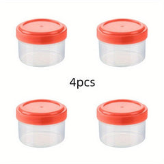 4pcs Kitchen Seasoning Jar Set Outdoor BBQ Portable Small Seasoning Box