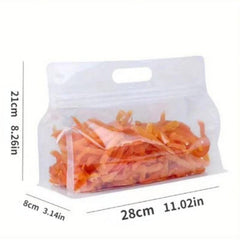10pcs Reusable Silicone Storage Bags Leakproof Kitchen Organizer Snack Bags