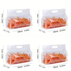 10pcs Reusable Silicone Storage Bags Leakproof Kitchen Organizer Snack Bags