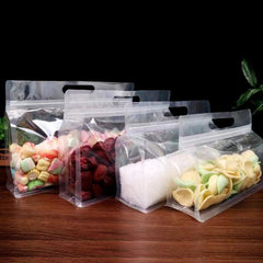 10pcs Reusable Silicone Storage Bags Leakproof Kitchen Organizer Snack Bags