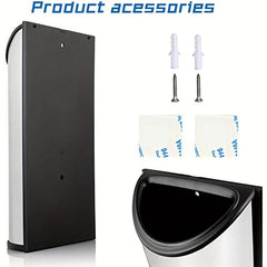 Stainless Steel Wall Mount Grocery Bag Dispenser Bags Storage