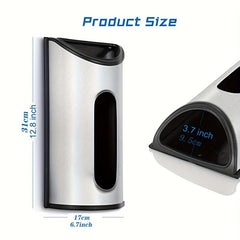 Stainless Steel Wall Mount Grocery Bag Dispenser Bags Storage