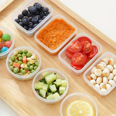 Mini Portable Fresh-keeping Box with Lid - Sealed Dust-proof Food Container
