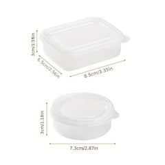 Mini Portable Fresh-keeping Box with Lid - Sealed Dust-proof Food Container
