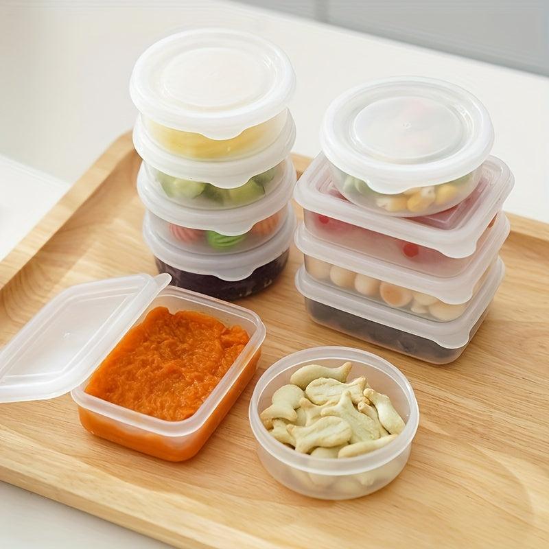 Mini Portable Fresh-keeping Box with Lid - Sealed Dust-proof Food Container