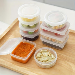 Mini Portable Fresh-keeping Box with Lid - Sealed Dust-proof Food Container