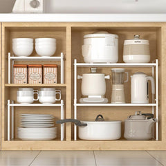 1pc Detachable Kitchen Shelf Cooker Organizer Spice Storage Dish Rack