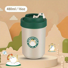 Insulated Stainless Steel Coffee Travel Mug Double Wall Reusable Coffee Cup