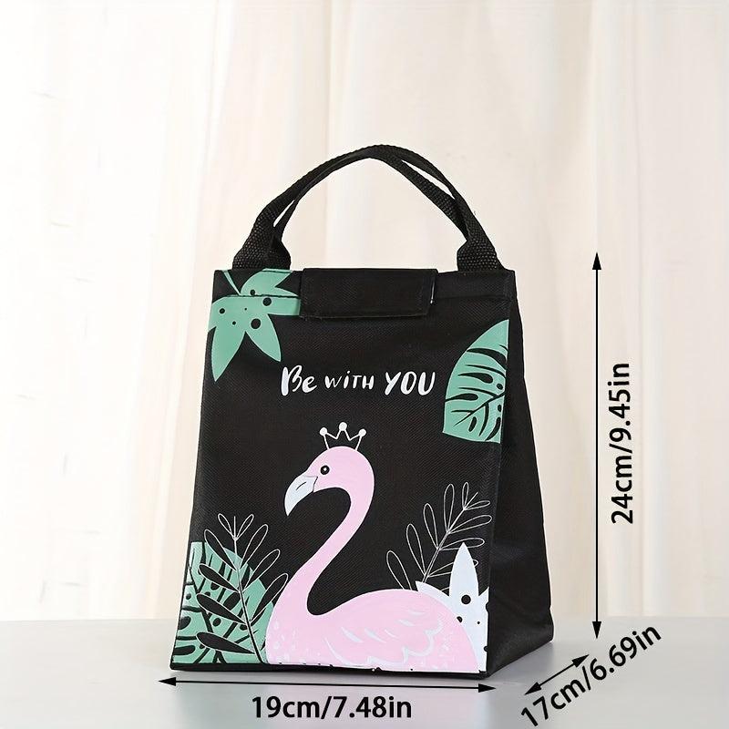 Cartoon Bento Bag Portable Insulation Bag for Lunch Box, Beach, School