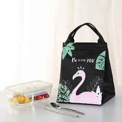 Cartoon Bento Bag Portable Insulation Bag for Lunch Box, Beach, School