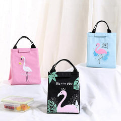 Cartoon Bento Bag Portable Insulation Bag for Lunch Box, Beach, School