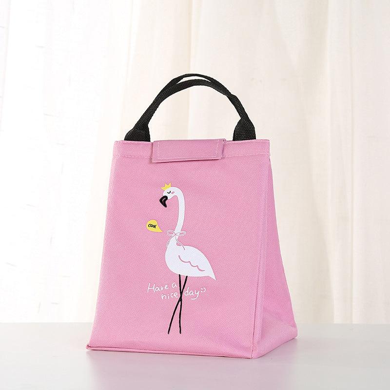 Cartoon Bento Bag Portable Insulation Bag for Lunch Box, Beach, School