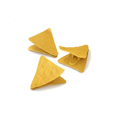 3pcs Chip Shaped Sealing Clips Snack Storage Clip Household Accessories