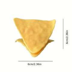 3pcs Chip Shaped Sealing Clips Snack Storage Clip Household Accessories
