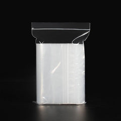 100pcs Clear Zipper Bag Sealed Food Storage Zip Lock Bag