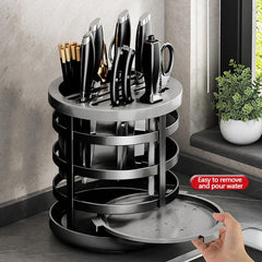 360 Degree Rotatable Kitchen Multifunctional Rack