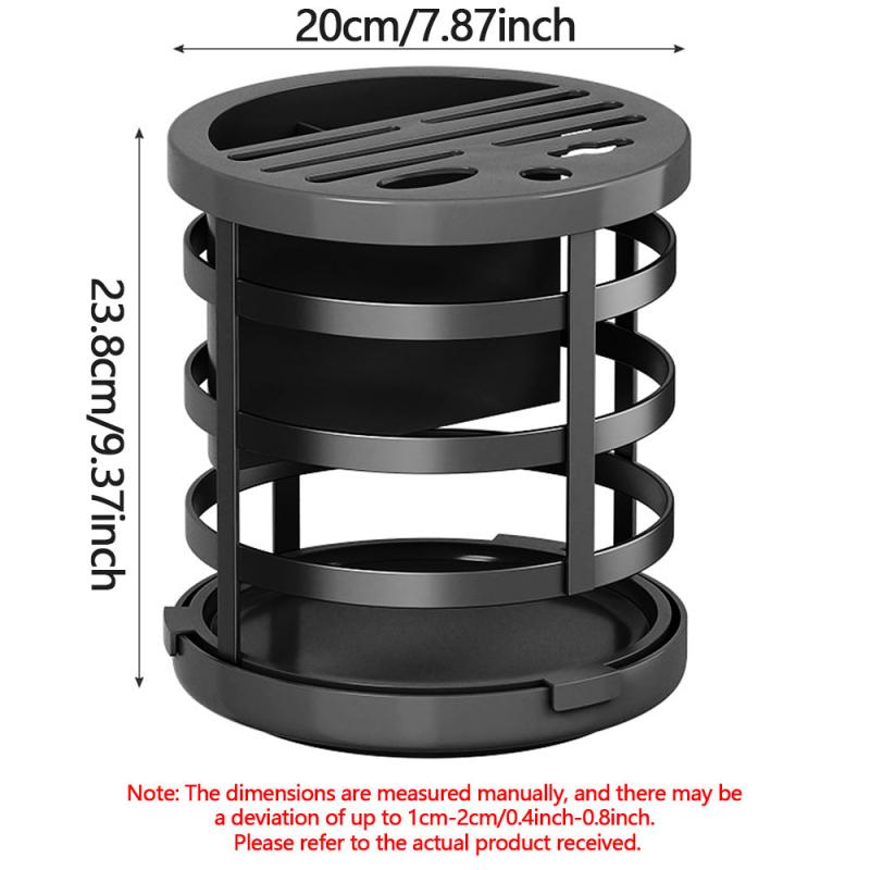 360 Degree Rotatable Kitchen Multifunctional Rack