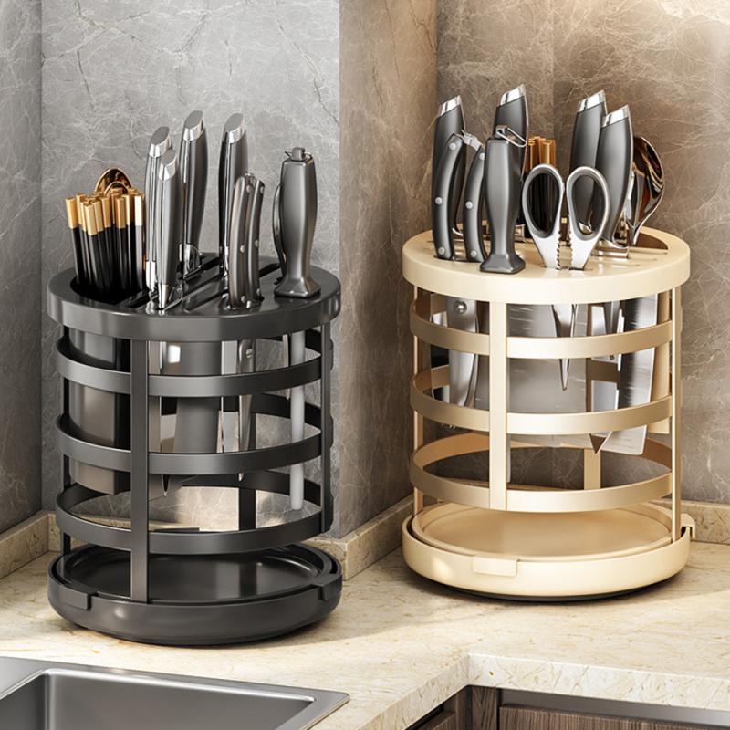 360 Degree Rotatable Kitchen Multifunctional Rack