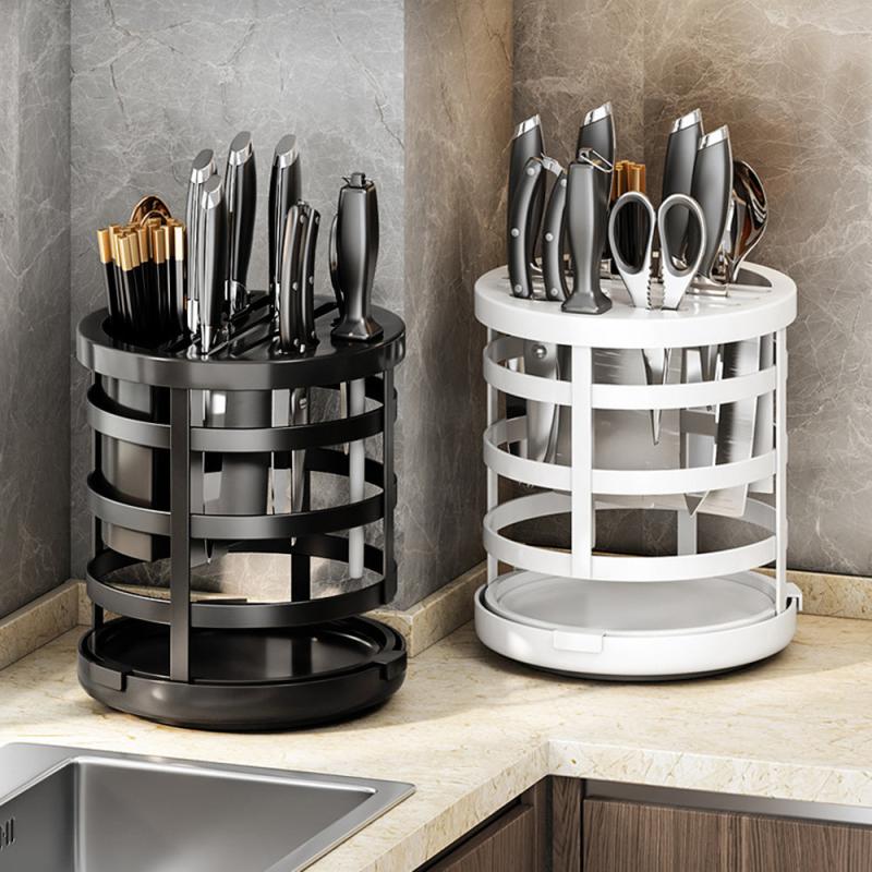 360 Degree Rotatable Kitchen Multifunctional Rack