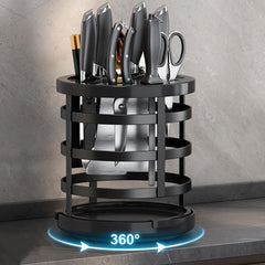 360 Degree Rotatable Kitchen Multifunctional Rack