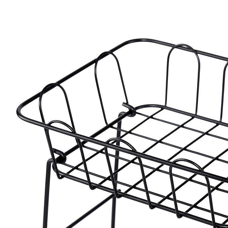 2 Tier Fruit Basket Bowl Stackable Vegetable Storage With Banana Tree Hanger