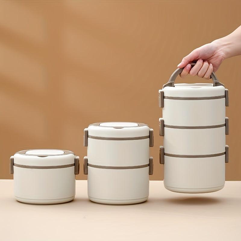 Insulated Stainless Steel Bento Box Leakproof Lunch Box for Teens and Workers
