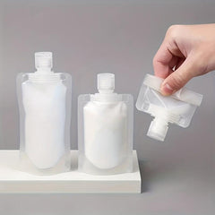 3pcs Travel Lotion Dispensing Bottle Cosmetic Water Portable Disposable Bag