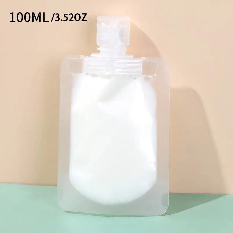 3pcs Travel Lotion Dispensing Bottle Cosmetic Water Portable Disposable Bag