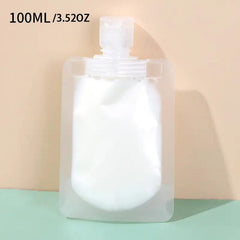 3pcs Travel Lotion Dispensing Bottle Cosmetic Water Portable Disposable Bag