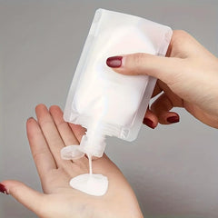 3pcs Travel Lotion Dispensing Bottle Cosmetic Water Portable Disposable Bag