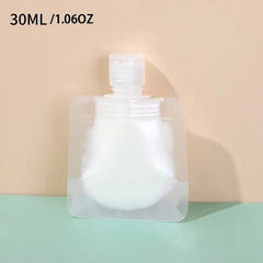 3pcs Travel Lotion Dispensing Bottle Cosmetic Water Portable Disposable Bag