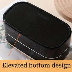 Adult Bento Box 2 Compartments Chopsticks Large Sauce Container Japanese Style