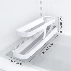 Rolling Refrigerator Egg Dispenser for Egg Storage and Organization
