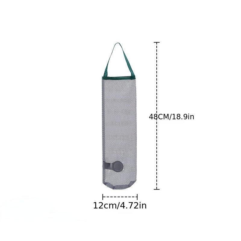 Portable Vegetable Storage Mesh Bag for Kitchen Wall-mounted Fru