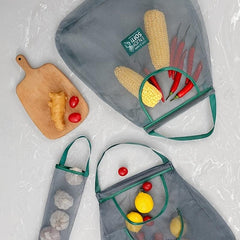 Portable Vegetable Storage Mesh Bag for Kitchen Wall-mounted Fru