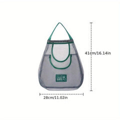 Portable Vegetable Storage Mesh Bag for Kitchen Wall-mounted Fru