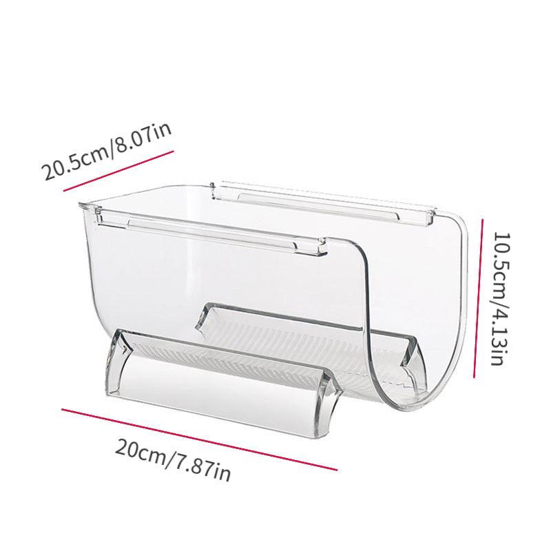 Transparent Pet Wine Rack Stackable Wine Beverage Storage Display Shelf
