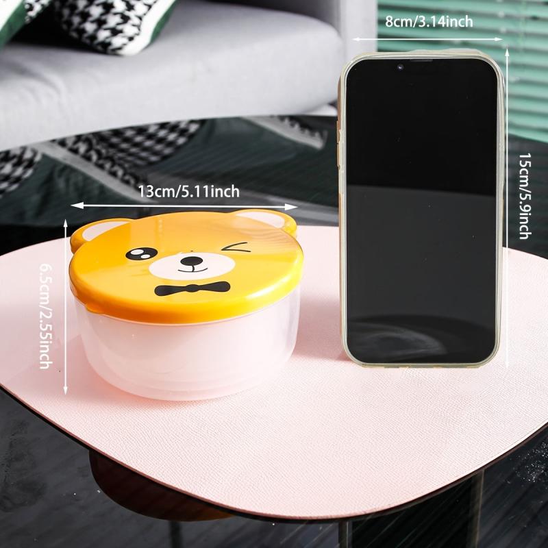 Leakproof Flip Top Snack Box Set for Students Adults - 4pcs